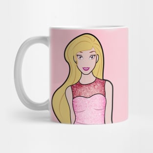 Modern Aurora Tooniefied Mug